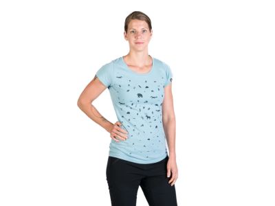 Northfinder JUDITH Damen-T-Shirt, himmelblau