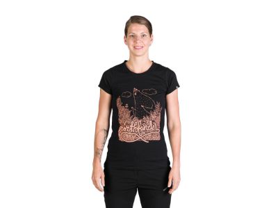 Northfinder MABLE Damen-T-Shirt, schwarz