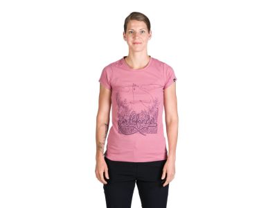Damska koszulka Northfinder MABLE w kolorze różowym