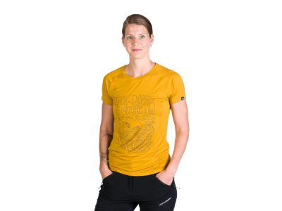Damska koszulka Northfinder SHARRON w kolorze złotożółtym
