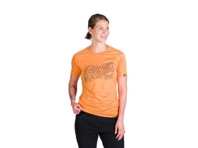 Northfinder VICKI women&#39;s t-shirt, lightorangemelange