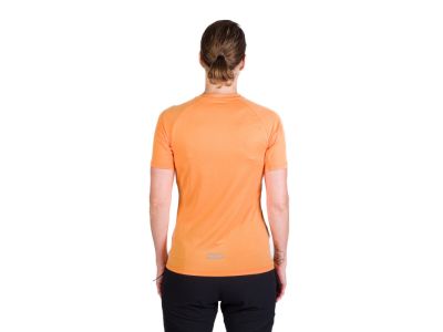 T-shirt damski Northfinder VICKI, jasnopomarańczowy melanż