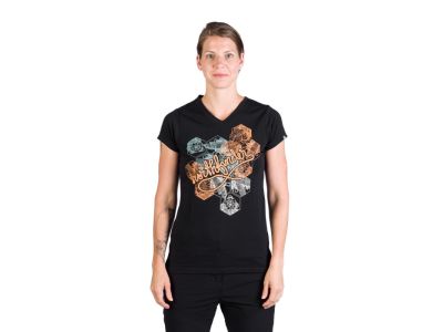 T-shirt damski Northfinder SHERRY w kolorze czarnym