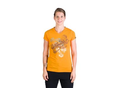 T-shirt damski Northfinder SHERRY w kolorze jasnopomarańczowym