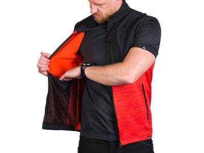 Northfinder VAL vest, red/black