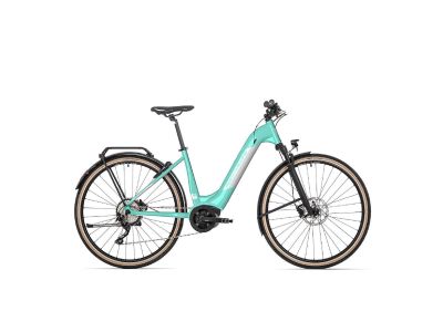 Rock Machine Crossride INT e400 Lady Touring 29 women&#39;s electric bike, mint/white