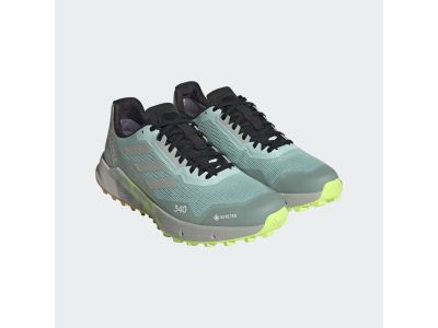 Adidas TERREX AGRAVIC FLOW 2 GTX shoes, semi flash aqua/wonder silver/lucid lemon