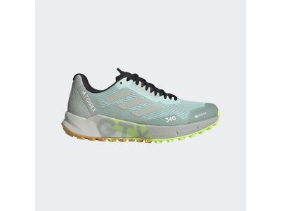 Adidas TERREX AGRAVIC FLOW 2 GTX shoes, semi flash aqua/wonder silver/lucid lemon