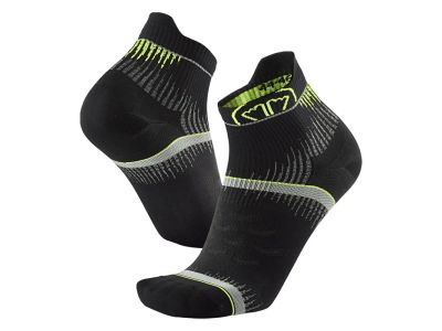 Sidas Run Ultra socks, Black/Yellow