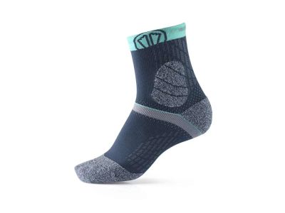 Sidas Trail Protect Socken, grau/türkis
