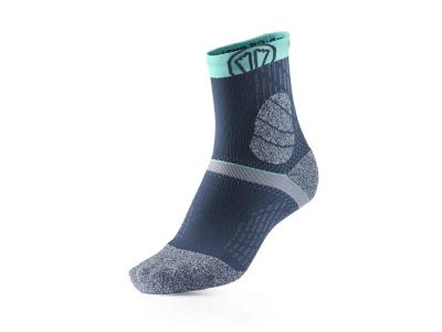 Sidas Trail Protect Socken, grau/türkis