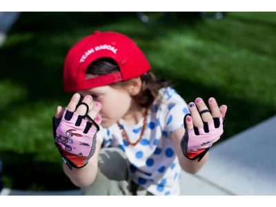 Rascal children&#39;s gloves, orange/pink