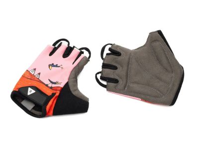 Rascal children&#39;s gloves, orange/pink