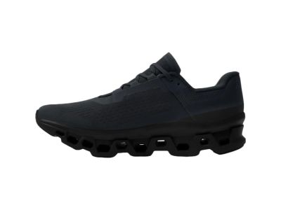 On Cloudmonster shoes, All black