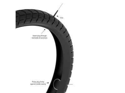 Lezyne Tubeless Pro Plugs Reparaturset für schlauchlose Reifen
