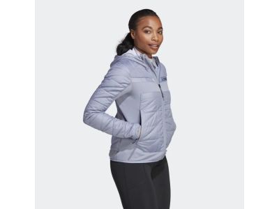 Adidas TERREX Multi Primegreen Hybrid szigetelt női kabát, ezüst ibolya
