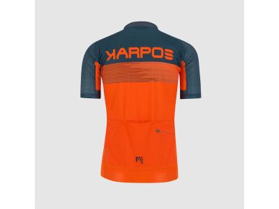 Karpos GREEN FIRE jersey, tangerine tango/outer space