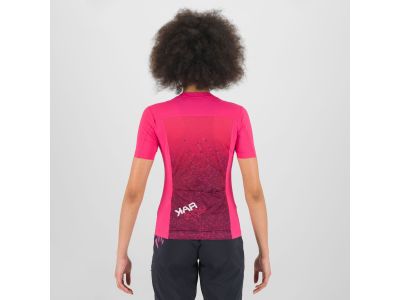 Tricou dama Karpos VERVE EVO, cabaret/magenta haze