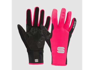 Sportful WS ESSENTIAL 2 dámske rukavice, malinová/čierna