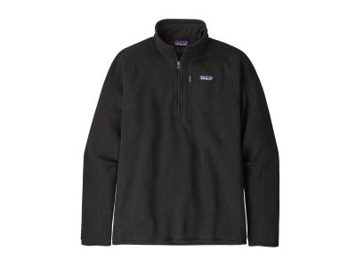 Patagonia Better Sweater 1/4 cipzáras pulóver, fekete