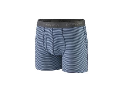 Patagonia Essential Boxer Briefs 3 in boxerky, Fathom Stripe, New Navy