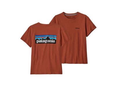 Patagonia P-6 Logo Responsibili női póló, kvFace korall