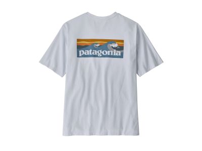 Patagonia Boardshort Logo Pocket Responsibili-Tee, weiß
