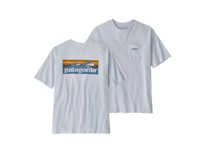 Patagonia Boardshort Logo Pocket Responsibili-Tee, white