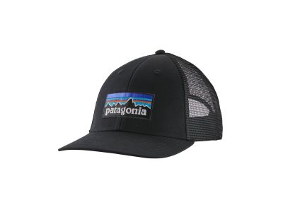 Patagonia P-6 Logo LoPro Trucker Hat šiltovka, čierna