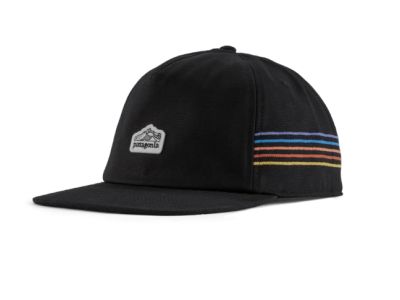 Patagonia Line Logo Ridge Stripe Funfarer czapka z daszkiem, czarna