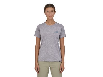 Patagonia Cap Cool Daily Graphic Shirt women&#39;s t-shirt, &#39;73 skyline: feather grey