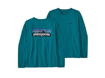 Patagonia P-6 Logo Responsibili-Tee női póló, belay kék