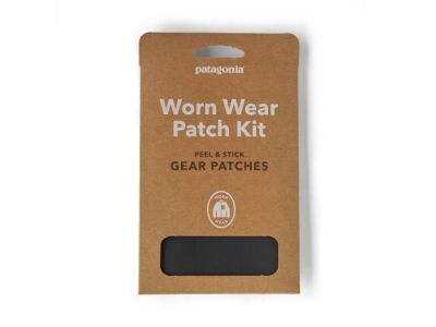 Zestaw naszywek Patagonia Worn Wear, czarny