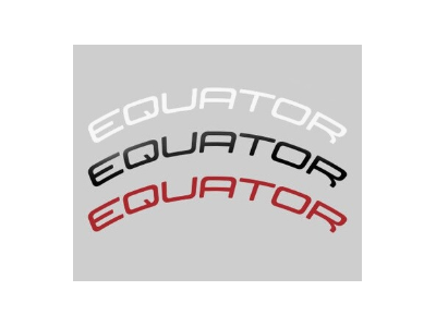 Equator 8 stickers for 1 set of wheels