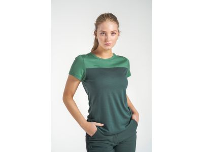 Tricou de damă Devold NORANG MERINO 150, iarbă/pădure