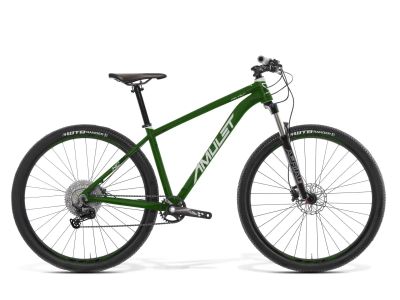 Amulet 29 Rival 3.0 bicykel, racing green/white