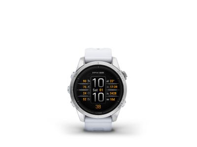 Garmin epix Pro (g2) GPS-Uhr, 42 mm, Silber/Whitestone