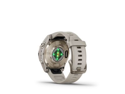 Garmin epix Pro (g2) Sapphire, 42mm watch, Soft Gold, Light Sand band