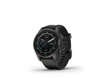 Garmin epix Pro (g2) Sapphire GPS-Uhr, 42 mm, Carbongrau/DLC-Titan/Schwarz
