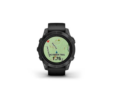 Ceas GPS Garmin epix Pro (g2), 47 mm, gri ardezie/negru