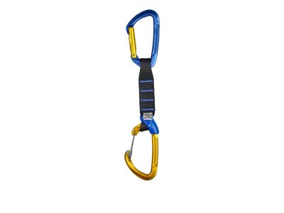 Climbing Technology NY Pro quickdraw shoes 12 cm x 6 pcs, yellow/blue