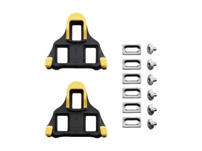Shimano SM-SH11 road cleats, with clearance 6°, yellow