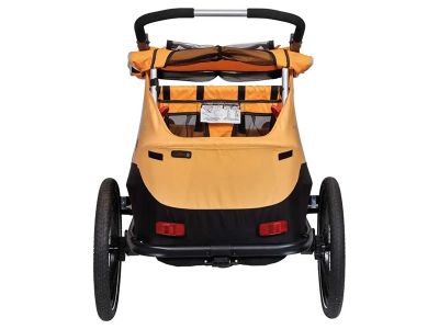 XLC DUOs BS-C10 dvojmiestny detský vozík, marigold/anthrazit