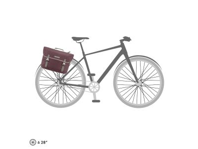 ORTLIEB Commuter-Bag Two Urban taška na nosič, 20 l, QL3.1, ash rose