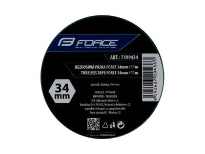 FORCE Tubeless-Band, 34 mm x 11 m