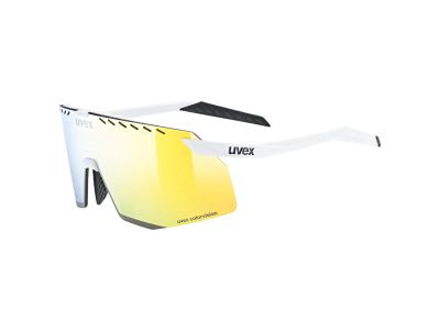uvex Pace Stage CV glasses, white matt/mir. gold