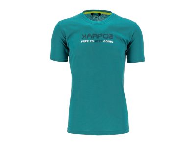 Karpos Val Federia T-Shirt, blaugrüner Aufdruck 1