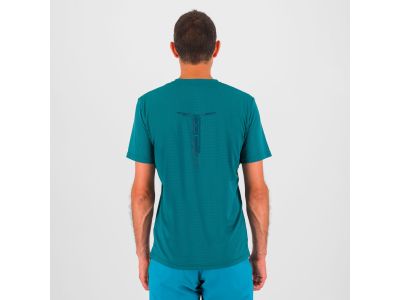 Tricou Karpos Val Federia, imprimeu albastru-verde 1