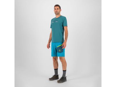 Tricou Karpos Val Federia, imprimeu albastru-verde 1