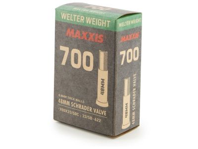 Cameră Maxxis Welter Weight 700x33-50C, valvă auto